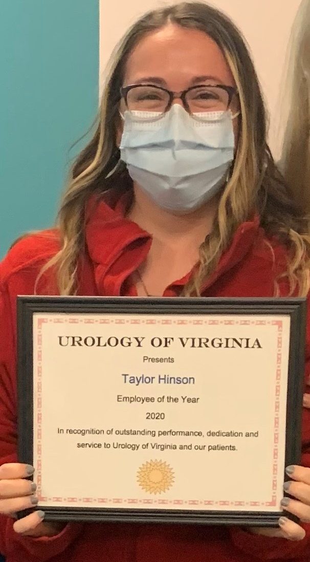 Congratulations 2020 Employee of the Year, Taylor Hinson!