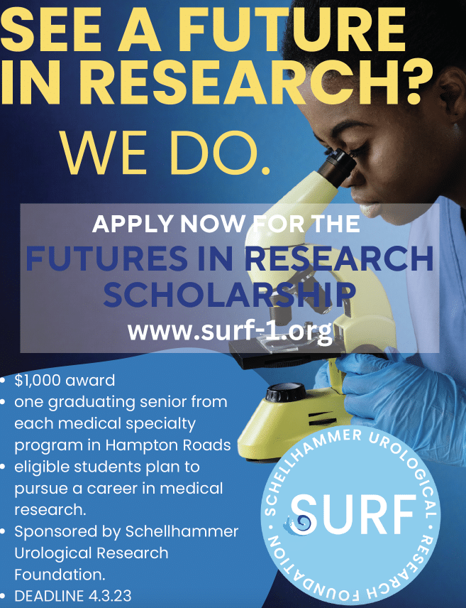 SURF Futures in Research Scholarship Available SURF Futures in Research Scholarship Available